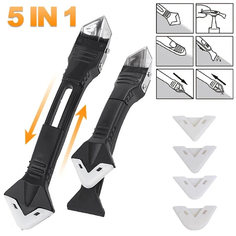 5 in 1 Silicone Spatula Window Cleaning Tool
