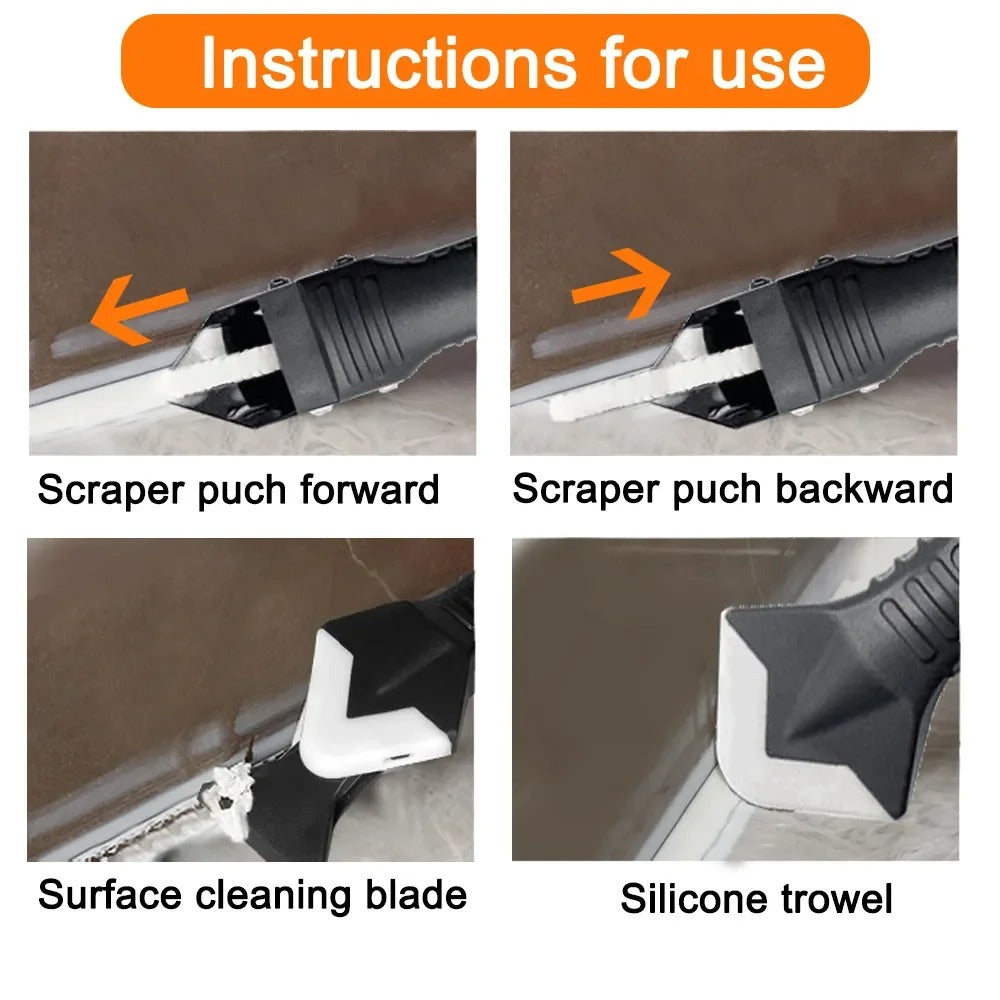 5 in 1 Silicone Spatula Window Cleaning Tool