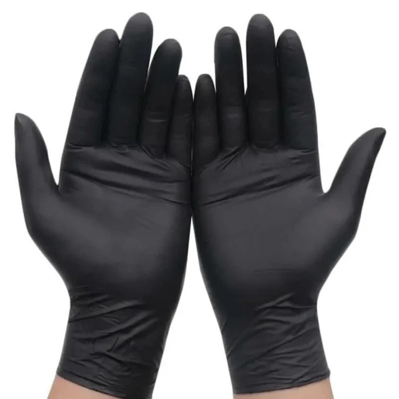 Disposable Black Nitrile Gloves For Household Cleaning