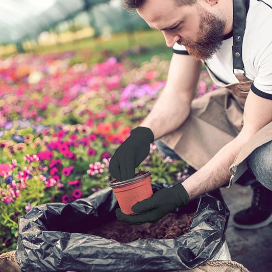 Disposable Black Nitrile Gloves For Household Cleaning