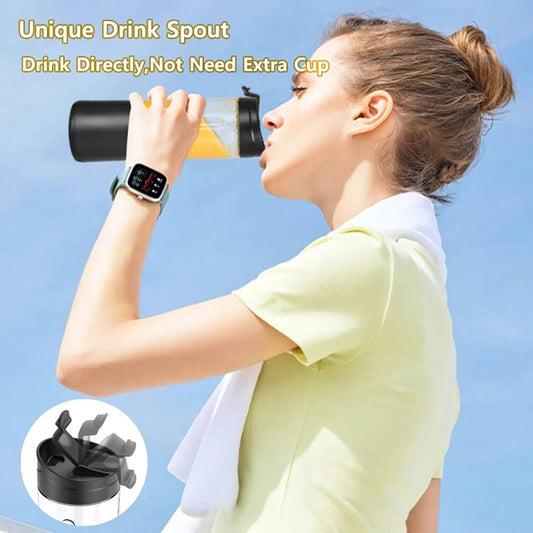 Portable Blender Mini Electric Fruit Juicer Mixer USB Rechargeable